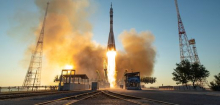 Zwei Russen und ein US-Amerikaner fliegen zur ISS