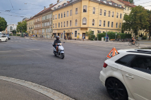 Grazer Zentrum: An neuralgischer Kreuzung kommt es ab heute zu Verkehrsbehinderungen