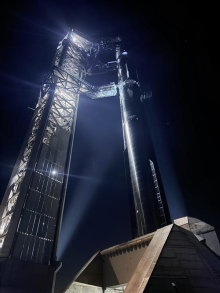 Nocoj izstrelitev Starshipa, prvič s sateliti Starlink V3