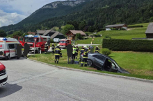 Bad Mitterndorf: Steirerin verwechselte Bremse mit Gaspedal und baute Unfall