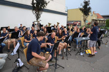 Die Feldbacher Stadtmusik spielte, was das Publikum sich wünschte