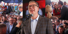 HVALA ŠTO STE BILI UZ SVOJU ZEMLJU, ŠTO STE SAČUVALI SVOJU ŠLJIVU I SVOJU ŠUMADIJU! Vučić poručio narodu u Lapovu - Da zauvek završimo priču o RUŠENJU SRBIJE