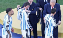 Trump napravio nevjerojatan gaf na dodjeli medalja. Argentinac se morao vratiti