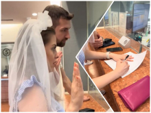 Katarina i Milan iz Novog Sada bili na doručku kad im je sinulo da se venčaju! Upoznali se u hotelu u SAD, pa se za par sati uzeli u Las Vegasu!