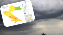 CRVENI ALARM ZA SPLIT Stiže jako grmljavinsko nevrijeme s tučom, kišom i olujnim vjetrom