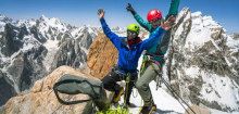 Bergsteigen: Babsi Zangerl und Jacopo Larcher über Partnerschaft am Berg