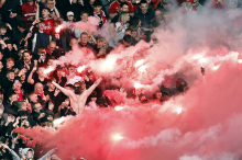 Kurze Sperren möglich: Schottische Fans spazieren gemeinsam zum Spiel gegen den SK Sturm