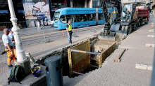 RADOVI U ZAGREBU Grade podzemni spremnik u centru