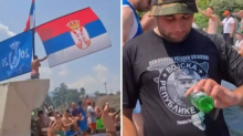 Na Drinskoj regati pjevali 'Ne volim te Alija', nosili majice koljača Ratka Mladića