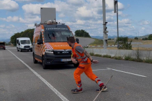 Eine KI-Kamera soll den Arbeitertod auf Autobahnen verhindern