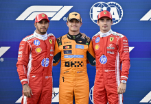 Norris postavil najhitrejši čas, Hamilton in Antonelli kaznovana