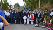 FOTO U Strugi Banskoj obilježili 35 godina žrtve redarstvenika