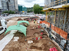Na območju gradnje Potniškega centra Ljubljana odkrili 125 emonskih grobov, pričakujejo jih še več