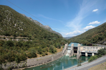 Zaradi nizkih pretokov so hidroelektrarne proizvedle precej manj elektrike