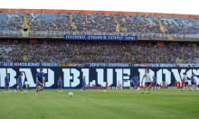 Bad Blue Boysi obnovili transparent koji im je zapaljen na derbiju s Hajdukom