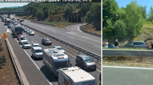 VIDEO Kilometarska kolona na A1, sudari na istom mjestu u oba smjera kod čvora Novigrad