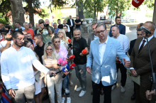 Vučić najavio rekonstrukciju puteva u selu Vasilj: 