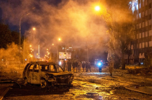 V ruskih napadih na Kijev devet mrtvih, najmanj 28 ranjenih