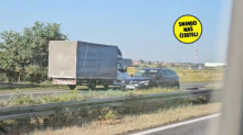VIDEO OBIJESNA VOŽNJA Uhitili Bugarina (40) koji je kamionom jurio u krivom smjeru na A1!