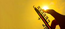 Arso v več krajih izmeril absolutne temperaturne rekorde, v Dolenjah pri Ajdovščini namerili 40 °C