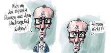 Cartoons im Monat von Thomas Plaßmann, Klaus Stuttmann, Julian Fiebach, Miriam Wurster, Leonard Riegel, Helena Baumeister