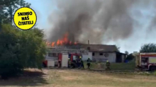 VIDEO Planula kuća kraj Mosta mladosti u Zagebu, vatrogasci izvukli jednu osobu iz buktinje