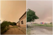 SRBIJA NE PAMTI OVAKVU KATASTROFU! DIM SE VIDI ČAK I IZ SMEDEREVA: Vatra guta više od 500 hektara šume u Deliblatskoj peščari, požar gase i helikopteri (VIDEO)