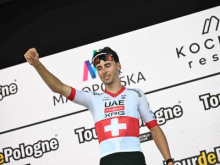 Christen zmagovalec pete etape, Almeida kljub odstopu ostaja pomočnik Pogačarja na Vuelti