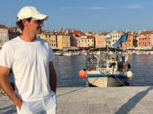 Na Hrvaškem dopustuje tudi Roger Federer