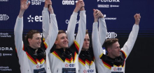 Schwimm-EM in Paris: Deutsche Staffel um Lukas Märtens holt Bronze