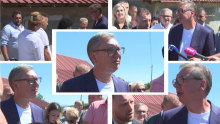 DRUGI DAN POSETE JUGOZAPADU SRBIJE: Vučić obilazi poljoprivredno gazdinstvo Arsović u selu Kušići (FOTO/VIDEO)