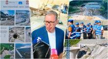 REŠENJE PROBLEMA PIJAĆE VODE ZA SKORO 500. 000 LJUDI: Predsednik Vučić obišao radove na izgradnji brane sa akumulacijom Svračkovo na reci Veliki Rzav (FOTO)