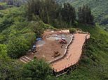 Hawaii residents furious after 'unauthorized' construction for massive zipline begins through idyllic hiking trail