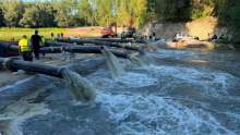 JEZERO OŽIVELO BEZDAN: Posle danonoćne borbe sa rekordno niskim Dunavom, proradio agregat crpne stanice