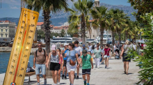 U Splitu srušen temperaturni rekord, dijelovi grada bez struje