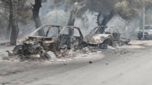 Ovako Omiš izgleda jutros: Sve je spaljeno, ostali su samo crni obronci i izgoreni automobili