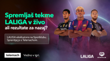 LALIGA ostaja pri Telemachu – odslej ekskluzivno na programih Sportklub