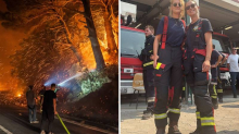 Anamaria i Kristina došle su gasiti požar u Omiš: 'Strah je uvijek tu. Ali kad gori, idemo!'