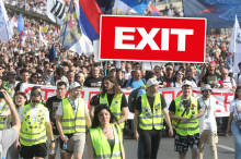 SKANDAL! Blokaderi iz EXIT-a prave festival NA OKUPIRANOM DELU KIPARSKE TERITORIJE: Zaboli nož u leđa našoj braći! To je ta borba za pravdu i solidarnost