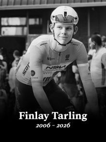 Kolesarski svet žaluje ob smrti Finlayja Tarlinga