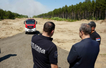 LOKALIZOVAN POŽAR U BUJANOVCU! Oglasio se ministar Dačić: Nema opasnosti po okolne objekte