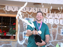 Prisrčen sprejem za evropskega prvaka Čeha, ki ga najbolj motivira žena