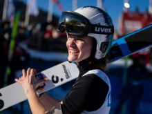 Kombinatorka Ema Volavšek po odličnem teku dve sekundi za medaljo