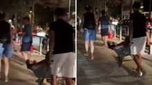 DIRLJIVE SCENE Tijekom požara u Omišu unuk svoju baku u karijoli vozio na sigurno