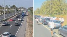 VIDEO Potpuni zastoj na A1: Policija spriječila makljažu!