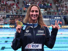 Italijanka Simona Quadarella tretjič zlata v Parizu