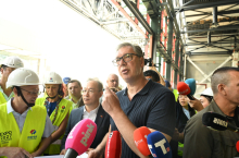 Vučić obilazi radove na sanaciji GAK i na izgradnji dečije klinike 