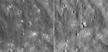 Vorher-Nachher-Fotos zeigen Einschlag der SpaceX-Raketenstufe auf Mond