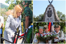 Znali su da je svetinja koju brane svetinja sa kojom se ne kocka i ne igra! Jaka poruka ministarke Stamenkovski sa Tekeriša, na godišnjicu slavne pobede na Ceru