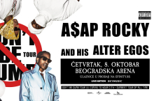 Manje od dva meseca do spektakla u Beogradu: A$AP Rocky stiže 8. oktobra u Beogradsku Arenu!